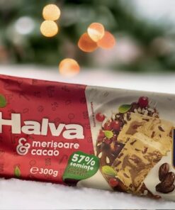 Halva vörösáfonyával és kakaóval 300g