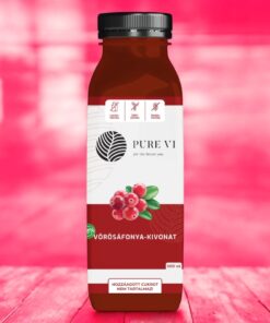 PURE VI Vörösáfonya-kivonat vegyszermentes 500 ml