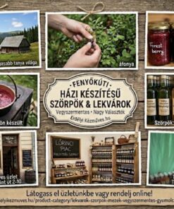 Lekvárok, szörpök, mézek vegyszermentes gyümölcsből készült