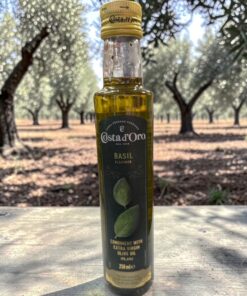 Costa d'Oro  - Bazsalikomos extra szűz olívaolaj 250ml